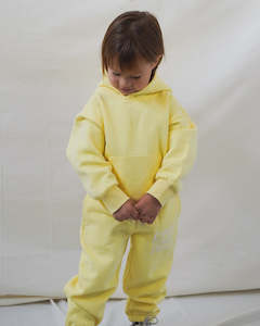 THE 138 CLUB KIDS WAVY TRACKSUIT SET - LEMON