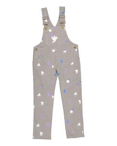 KISSED BY RADICOOL SPLATTER OVERALLS