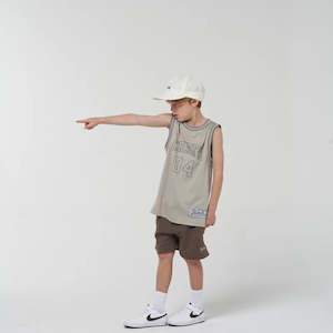 Crate: CRATE - KIDS 84 TEAM SINGLET - GREY