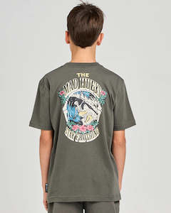 The Mad Hueys: THE MAD HUEYS - STAY FROTHING TEE CHARCOAL