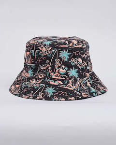 The Mad Hueys: THE MAD HUEYS - SAILOR ANCHOR REVERSIBLE BUCKET BLACK