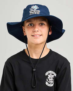 The Mad Hueys: THE MAD HUEYS - GREAT BITE SHARK WIDE BRIM NAVY