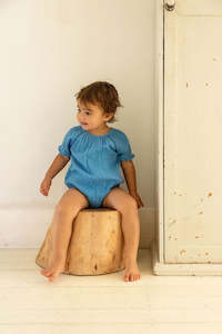 Alex Ant 1: ALEX & ANT - LENNIE PLAYSUIT SKY BLUE