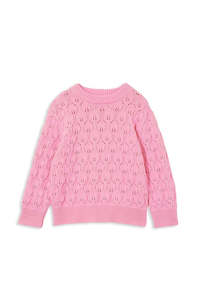 Milky: MILKY KIDS - BUBBLEGUM KNIT JUMPER