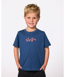 Rip Curl: RIP CURL - AOTS TY WILLIAMS ART TEE LIGHT NAVY