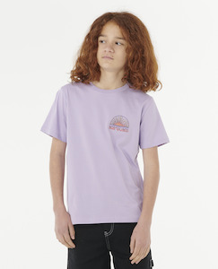 RIP CURL - GRATEFUL SHRED TEE ICED LAVENDER
