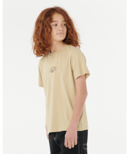 Rip Curl: RIP CURL - TROPIC DAZE ART TEE KHAKI SAND