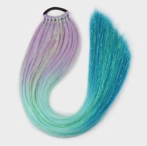 THE NEON MERMAID Straight Ponytail - Cool Waters