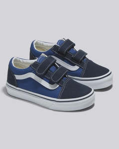 Vans Footwear: VANS - OLD SKOOL V NAVY/TRUE WHITE