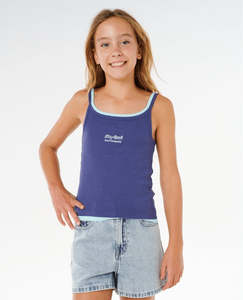 All Girls: RIP CURL - PARADISE CLUB LAYER TANK WASHED NAVY
