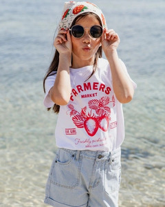 All Girls: EVE GIRL - FARMERS MARKET TEE WHITE