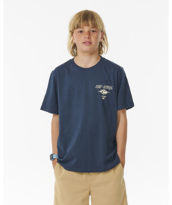 All Boys: RIP CURL - FADEOUT ICON TEE DARK NAVY