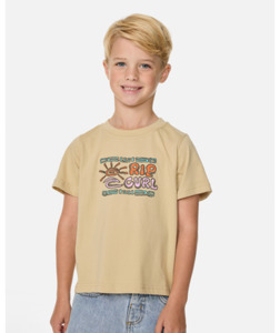 All Boys: RIP CURL - COSMIC SURFING LOGO TEE KHAKI SAND