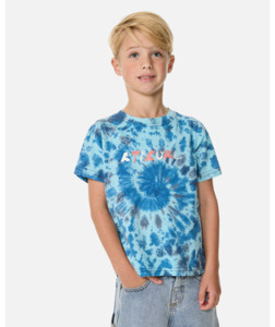 All Boys: RIP CURL - AOTS TIE DYE TEE DARK BLUE