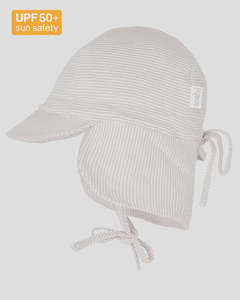 All Baby: TOSHI - BABY FLAP CAP PEANUT