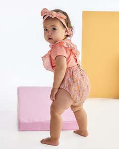 All Baby: KAPOW - FLORENTINA FRILL ROMPER