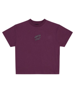 SANTA CRUZ - BRAIN DOT CENTRE TEE MAROON