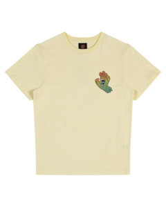 SANTA CRUZ - LETTER HAND FADE TEE BUTTER