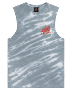 Santa Cruz 1: SANTA CRUZ - NOT A DOT HOLLOW MUSCLE SLATE TIE DYE