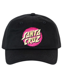 SANTA CRUZ - STYLE DOT DAD CAP BLACK