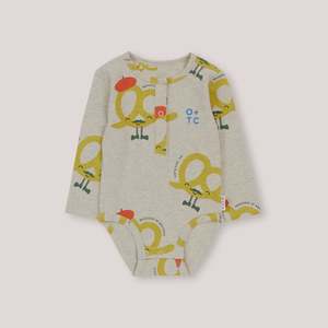 OLIVE AND THE CAPTAIN - MONSIEUR PRETZEL LS BODYSUIT