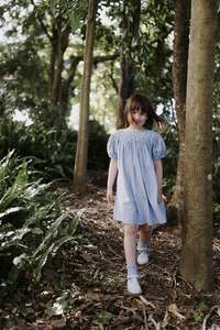 Elma: ELMA - CELESTE DRESS BABY BLUE GINGHAM