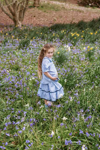 Elma: ELMA - EMILY SKIRT PERIWINKLE DOT