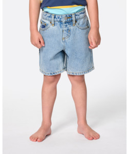 Rip Curl: RIP CURL - HYPED UP DENIM SHORTS WASHED BLUE