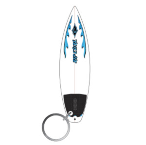 RIP CURL - SURFBOARD KEYRING WHT/BLUE