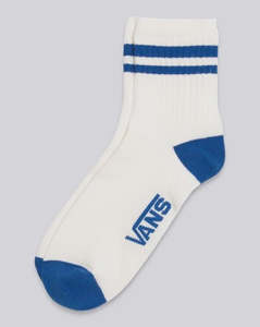VANS - BREGMAN HALF CREW SOCK SZ 6.5-9 TRUE BLUE