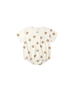RYLEE + CRU - RELAXED BUBBLE ROMPER BASKETBALL