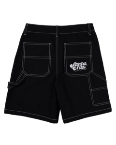 All Girls: SANTA CRUZ - GROOVY STACK CARPENTER JEAN SHORTS BLACK