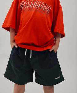 SONNIE - NYLON SPORTS SHORTS FOREST/INK