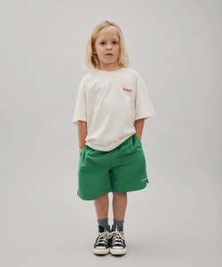 SONNIE - NYLON SPORTS SHORTS KERMIT GREEN