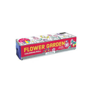 Play 1: FLOWER GARDEN MINI COLOURING ROLL