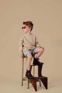 Sale: OLIVE AND THE CAPTAIN - YEE HAW FLECKED PULLOVER