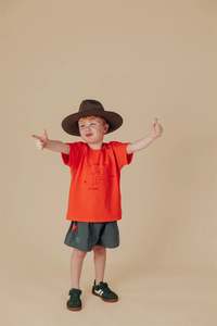 OLIVE AND THE CAPTAIN - HOWDY STAR WIDE SHORTS SPRUCE