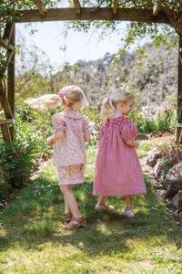 ELMA - CELESTE DRESS STRAWBERRY GINGHAM