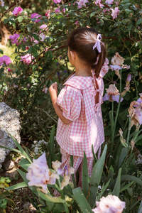 All Girls: ELMA - RUDY BLOUSE POSY CHECK