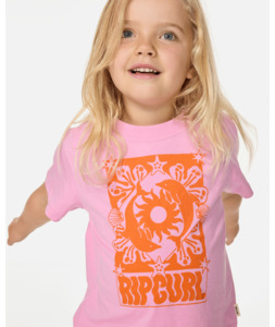 All Girls: RIP CURL - SUN SWELL DOLPHIN TEE PINK