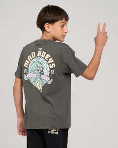 All Boys: THE MAD HUEYS - TUNNEL VISION TEE CHARCOAL