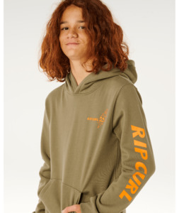 RIP CURL - ETERNAL SHRED ART HOOD SURPLUS GREEN