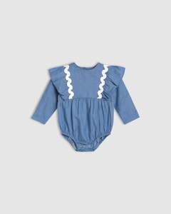 Alex Ant 1: ALEX & ANT BABY - ELENORA PLAYSUIT CHAMBRAY