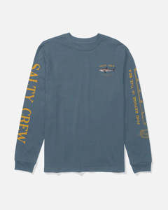 SALTY CREW - BRUCE BOYS LS TEE SLATE