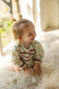 All Baby: ALEX & ANT - PIXIE PLAYSUIT NATURAL BIRD