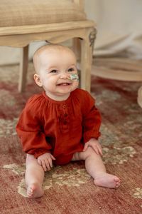 All Baby: ALEX & ANT - JULIETTE PLAYSUIT CHILLI OIL