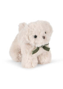 Bags Back Packs: KONGES SLØJD - ANIMAL BAG CHARM OFF WHITE PUPPY