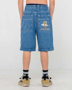 Bags Back Packs: RUSTY - DR DOT BAGGY JORT BOYS MIDDY BLUE
