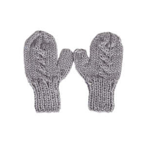 Acorn: ACORN - FREE SPIRIT MITTENS GREY