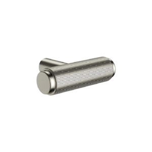 Meir Brushed Nickel: Meir Öppen T-pull Linear Knurled Cabinet Handle | Brushed Nickel